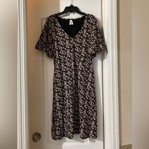 PACT Organic Cotton Floral Dress with POCKETS - NWOT